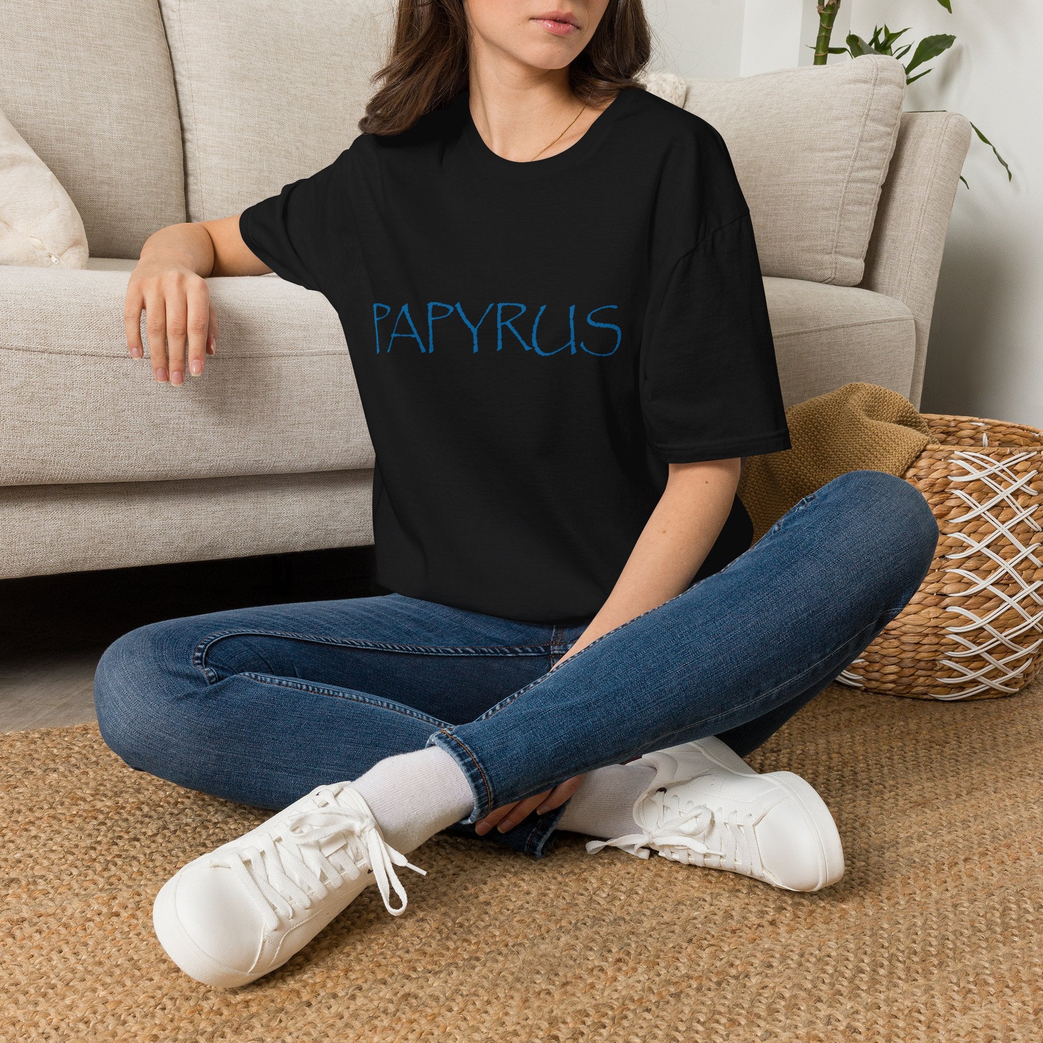 Papyrus Logo Meme Tee | "He Just Used Papyrus" Graphic T-Shirt