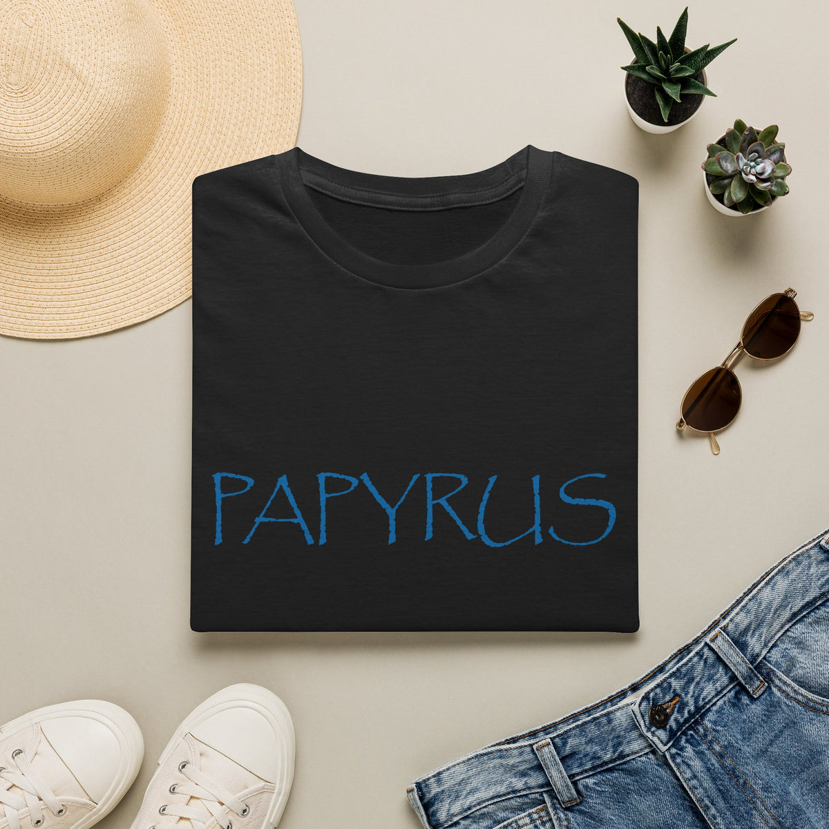 Papyrus Logo Meme Tee | "He Just Used Papyrus" Graphic T-Shirt