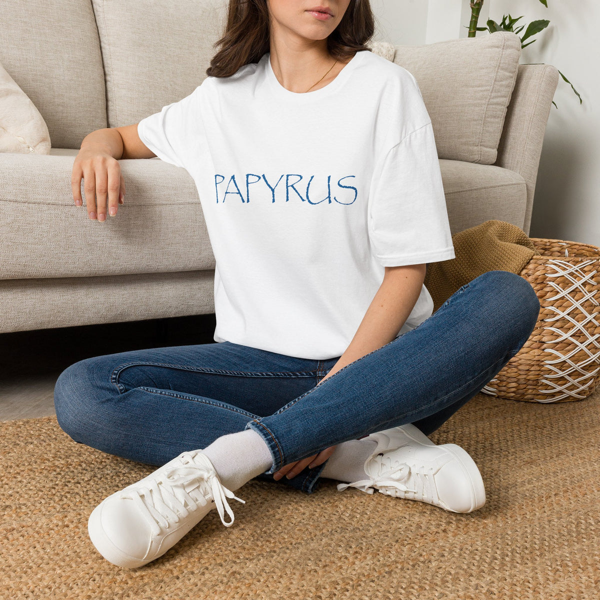 Papyrus Logo Meme Tee | "He Just Used Papyrus" Graphic T-Shirt